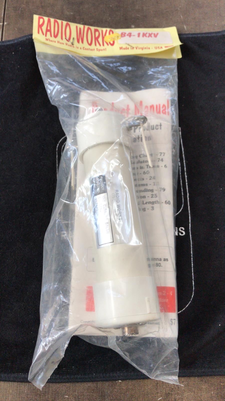 RADIO WORKS B4-1KXV HF-VHF BALUN IN CORRENTE 4:1