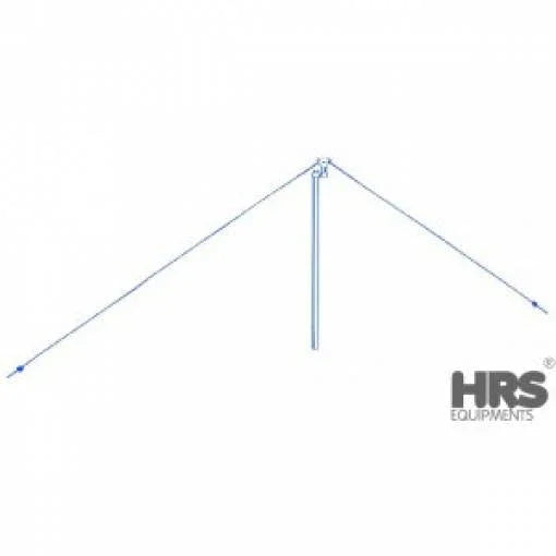 HRS Dipolo filare Windom 10 20 40 80m.