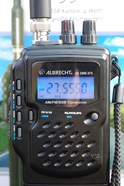 Albrecht AE 2990 RTX CB/10/11/12 metri portatile AM-FM-SSB omologato espandibile