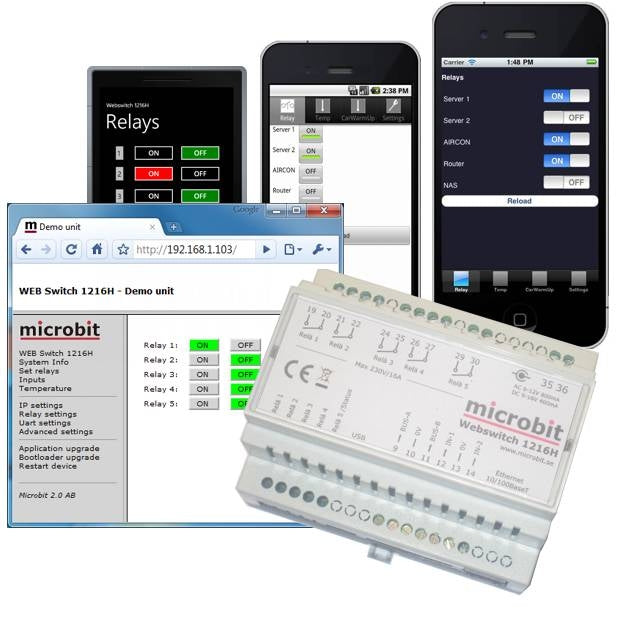 Webswitch 1216H2 -  Extended functionality