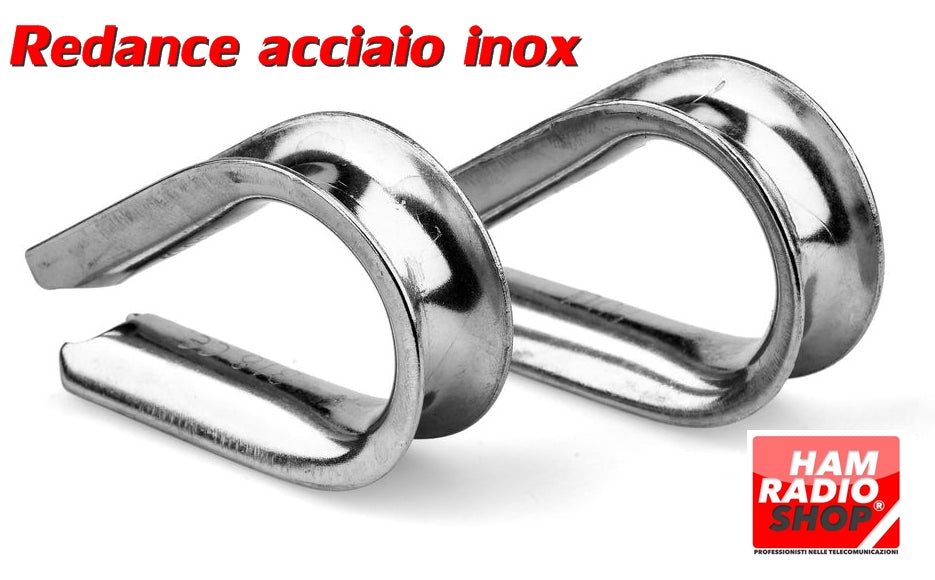 N. 10 Redance in Acciaio Inox 6 mm per fili da 4 a 6 mm