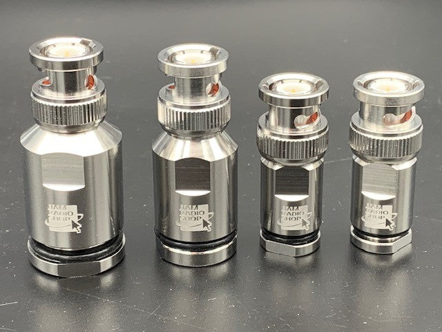 HRS BNC7PRO Connettore professionale BNC maschio a morsetto per cavi 7 mm