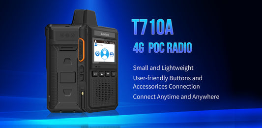 Inrico T710A PoC Radio portatile  4G LTE con dispay