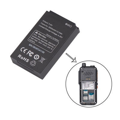 Inrico B-87C Pacco batteria ricambio per T320