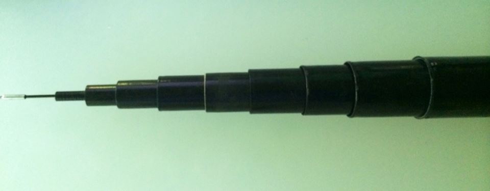 PALO TELESCOPICO IN FIBRA DI VETRO 12m. - HRS ECO ANTENNE -