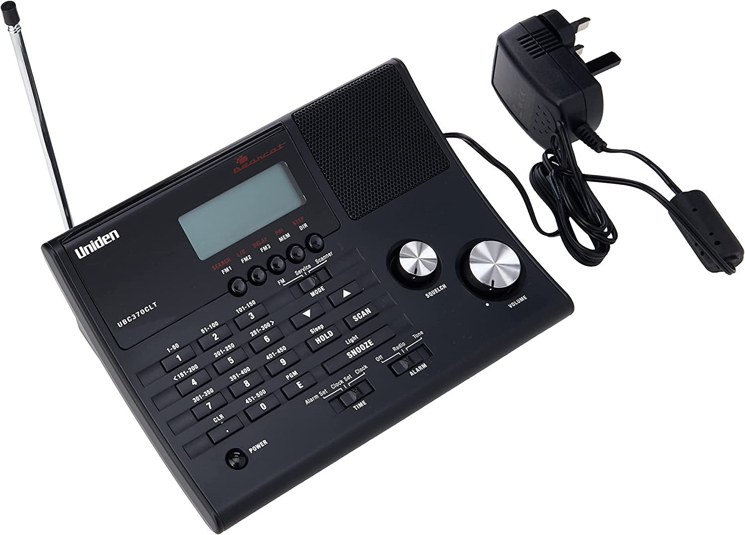 Uniden UBC-370CLT Scanner da base 25-960 MHz, 500 canali, AM, NFM, WFM