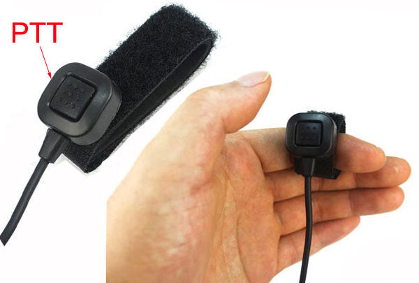 HRS THROAT 2  Laringofono con auricolare ad aria per Kenwood Wouxun Baofeng Puxin etc