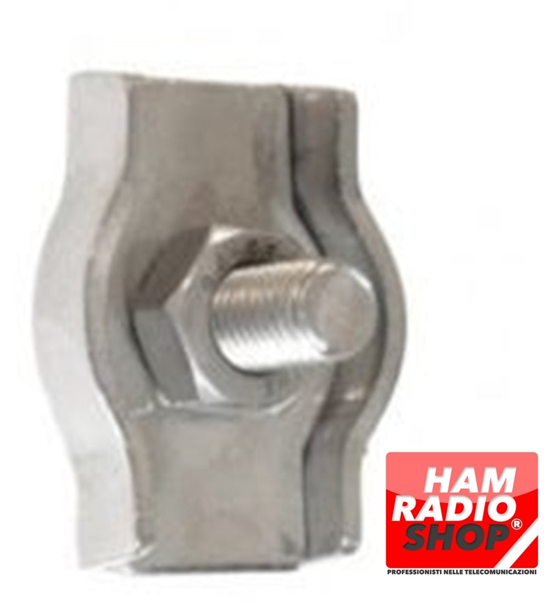 Morsetto simplex in acciaio inox diametro 3 mm ideali x tiranti e antenne filari