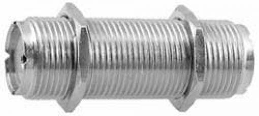 Adattatore coassiale Doppia femmina UHF da pannello (barilotto)