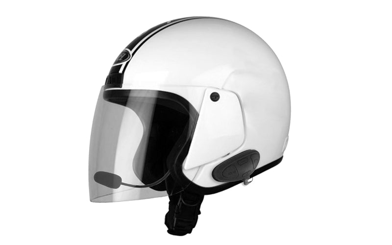 COPPIA DI AURICOLARI CON MICROFONO BLUETOOTH PER CASCO - INTERFONO 150 METRI